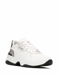 Dsquared2 baskets en cuir métallisé