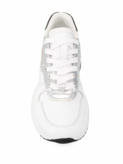 Dsquared2 baskets en cuir métallisé