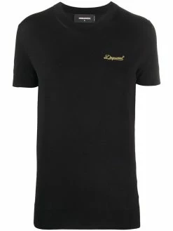 Dsquared2 top en maille à logo brodé