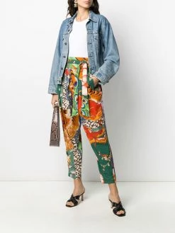 Dsquared2 pantalon imprimé à design fuselé