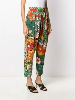 Dsquared2 pantalon imprimé à design fuselé