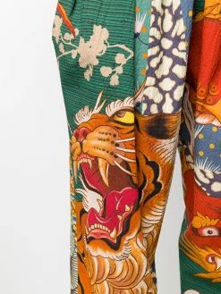 Dsquared2 pantalon imprimé à design fuselé