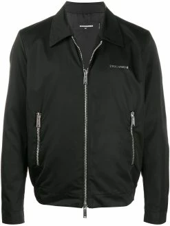 Dsquared2 veste zippée à logo