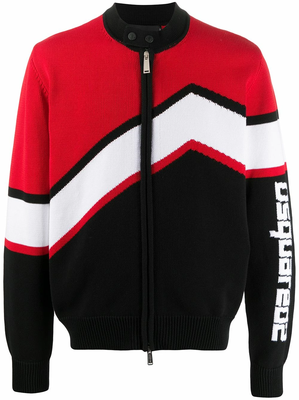 Dsquared2 Prix Acceptable Cardigan zippé colour block à logo cardigans homme 3 Dsquared2 cardigan zippé colour block à logo