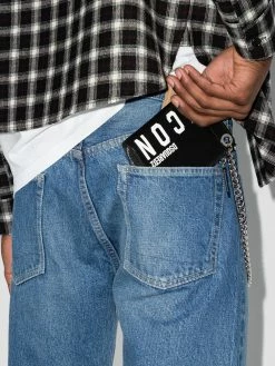 Dsquared2 portefeuille à fermeture zippée