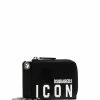 Dsquared2 portefeuille à fermeture zippée