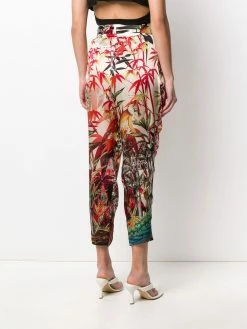 Dsquared2 pantalon imprimé à design fuselé