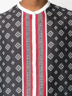 Dsquared2 chemise imprimée à design sans col