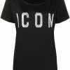 Dsquared2 t-shirt Icon à logo strassé
