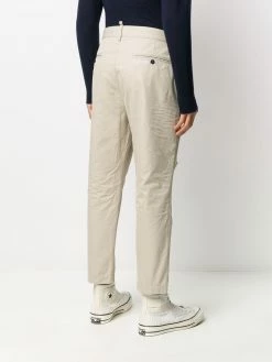 Dsquared2 pantalon crop à effet usé