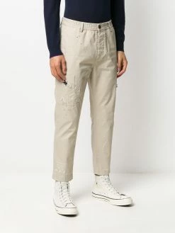 Dsquared2 pantalon crop à effet usé