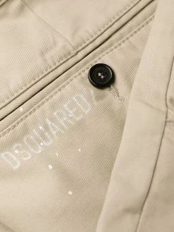 Dsquared2 pantalon crop à effet usé