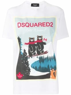 Dsquared2 t-shirt à logo imprimé