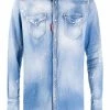 Dsquared2 chemise en denim à effet délavé