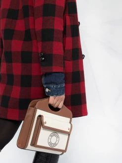 Dsquared2 manteau oversize à carreaux