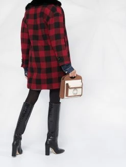 Dsquared2 manteau oversize à carreaux