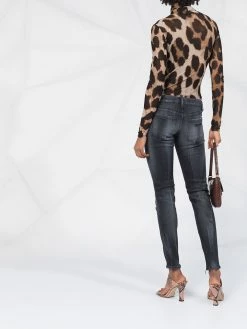 Dsquared2 jean skinny à détails zippés