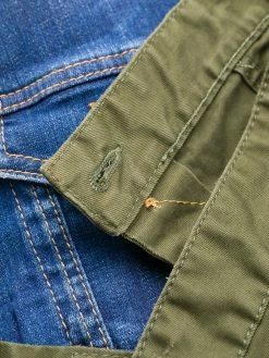 Dsquared2 veste bicolore en denim