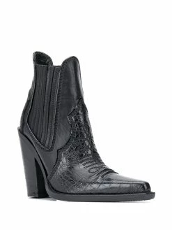 Dsquared2 bottines à empiècement embossé