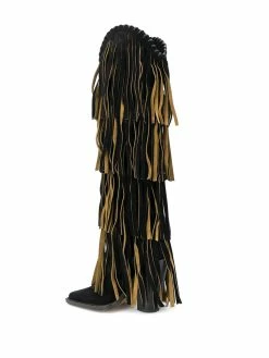 Dsquared2 bottes hautes à franges