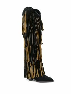 Dsquared2 bottes hautes à franges