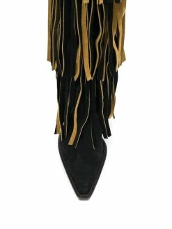 Dsquared2 bottes hautes à franges