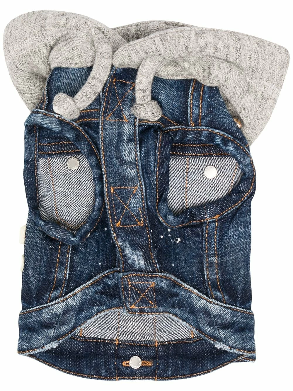 Dsquared2 En promotion Veste en denim à capuche pour chien accessoires pour animaux homme 3 Dsquared2 veste en denim à capuche pour chien