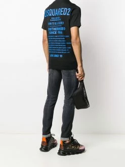 Dsquared2 t-shirt à slogan imprimé