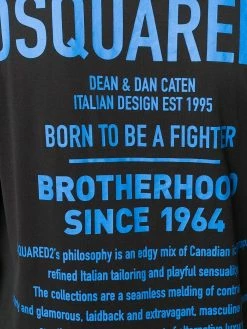 Dsquared2 t-shirt à slogan imprimé