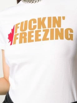 Dsquared2 t-shirt à détail de slogan