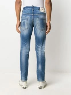 Dsquared2 jean slim à effet usé