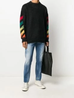 Dsquared2 jean slim à effet usé