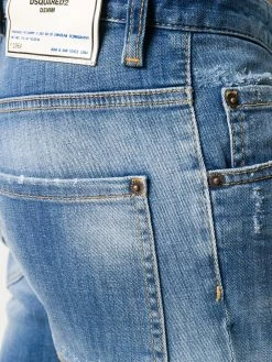 Dsquared2 jean slim à effet usé