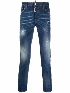 Dsquared2 jean slim Ă taille haute