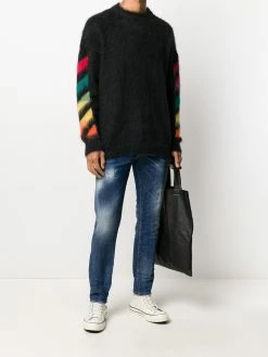 Dsquared2 jean slim à taille haute