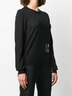 Prix De Rêve Dsquared2 Pull à logo en jacquard pulls femme 9 Dsquared2 pull à logo en jacquard