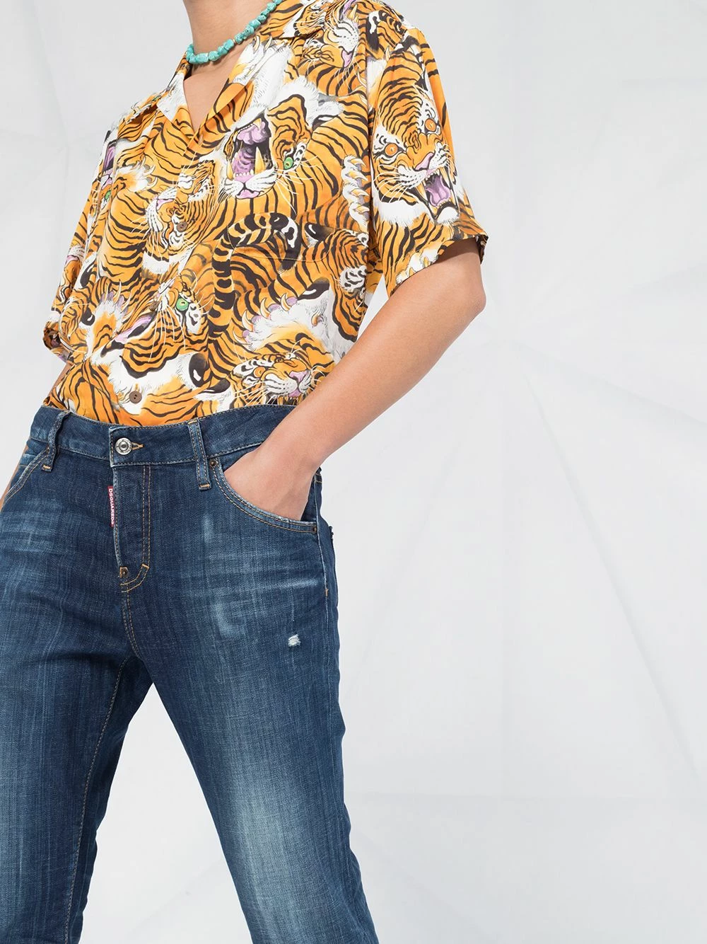 Prix Acceptable Dsquared2 Jean crop Cool Girl jeans courts femme 5 Dsquared2 jean crop Cool Girl