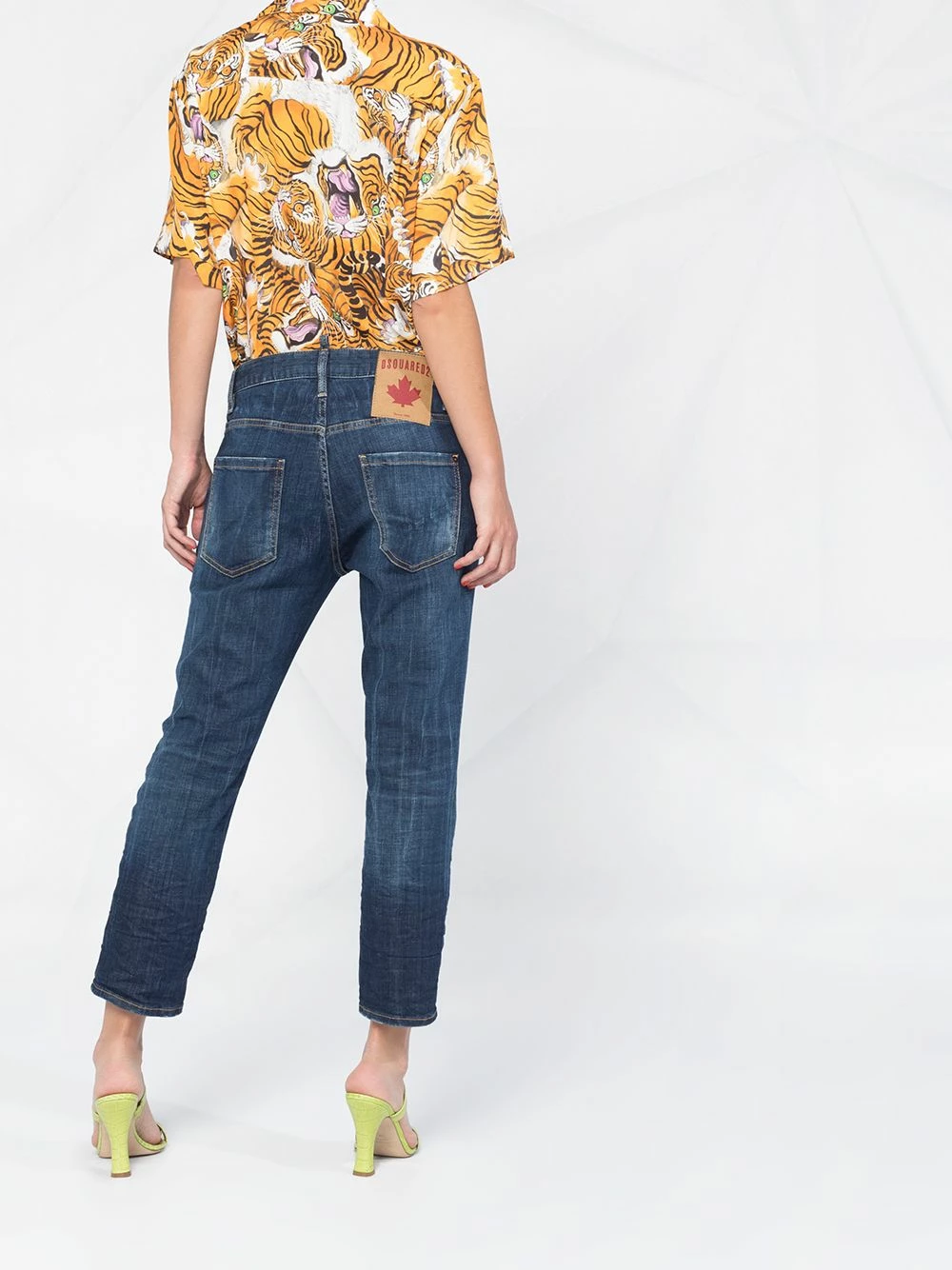 Prix Acceptable Dsquared2 Jean crop Cool Girl jeans courts femme 6 Dsquared2 jean crop Cool Girl