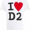 Dsquared2 t-shirt à slogan imprimé
