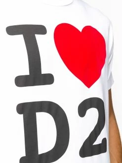 Dsquared2 t-shirt à slogan imprimé