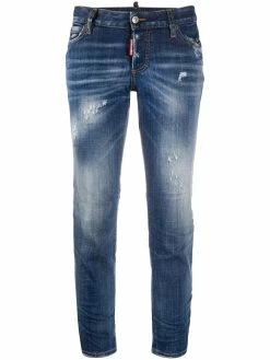 Dsquared2 jean skinny à taille basse