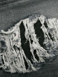 Dsquared2 jean crop à effet usé