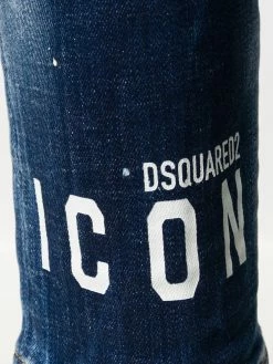 Dsquared2 jean slim à effet usé