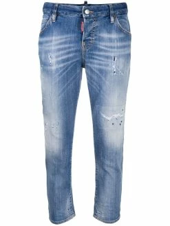 Dsquared2 jean à coupe crop