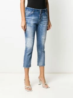 Dsquared2 jean à coupe crop
