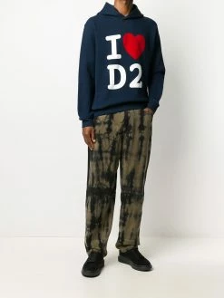 Dsquared2 sweat à capuche I Love D2