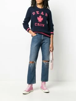 Dsquared2 pull en maille intarsia