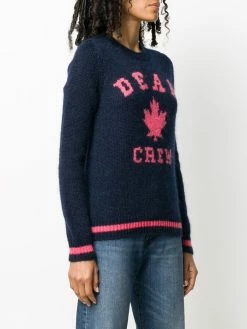 Dsquared2 pull en maille intarsia