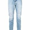 Dsquared2 jean slim à effet usé