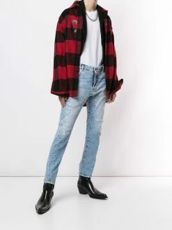 Dsquared2 jean slim à effet usé